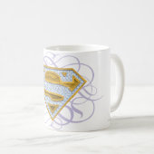 Mug Supergirl Bijoux bleu 2 (Devant droit)