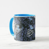 Mug Supergirl Coeurs et lèvres Motif (Devant gauche)