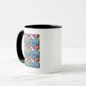Mug Supergirl Color Splash Swirls Pattern 1 (Devant gauche)
