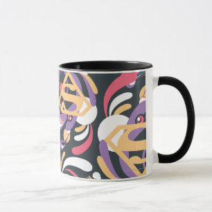 Mug Supergirl Color Splash Swirls Pattern 8