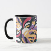 Mug Supergirl Color Splash Swirls Pattern 8 (Gauche)