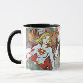 Mug Supergirl Comic Capers Pattern 8 (Gauche)
