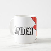 Mug Supergirl en mouvement (Devant gauche)