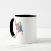 Mug Supergirl en mouvement (Devant gauche)