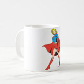 Mug Supergirl frappe un poteau (Devant gauche)