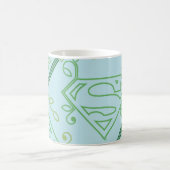 Mug Supergirl Green Vine Logo Motif (Centre)