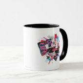 Mug Supergirl Grunge Design (Devant droit)
