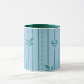 Mug Supergirl Leaf Motif bleu (Centre)