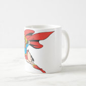 Mug Supergirl Leaps and Punches (Devant droit)