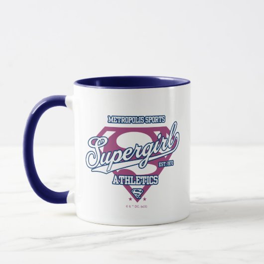 Mug Supergirl Metropolis Sports Athlétisme Graphique (Gauche)