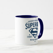 Mug Supergirl mieux que jamais Retro Graphic (Devant droit)