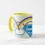 Mug Supergirl Motif arc-en-ciel (Devant gauche)