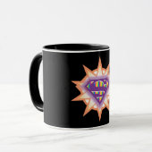 Mug Supergirl Orange Starburst (Devant gauche)