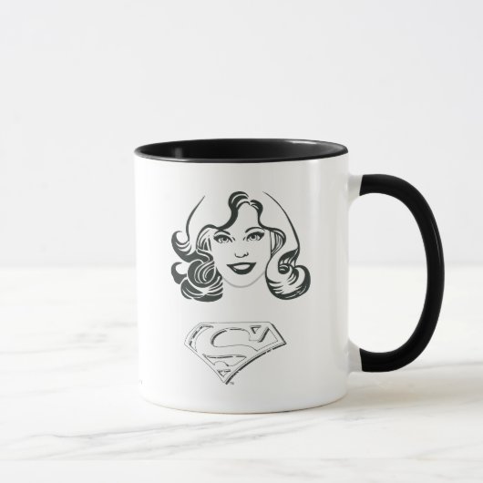 Mug Supergirl Outline 1 (Droite)