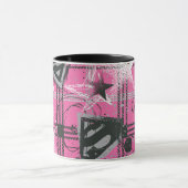 Mug Supergirl Pink SplatCarré (Centre)