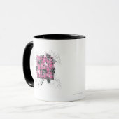 Mug Supergirl Pink SplatCarré (Devant gauche)