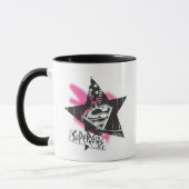 Mug Supergirl Pink Spray Star Peinture (Gauche)