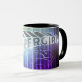 Mug Supergirl Rainbow (Devant droit)