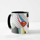 Mug Supergirl Rainbow Cloud Motif (Devant gauche)