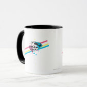 Mug Supergirl Rainbow Stripes (Devant gauche)