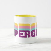 Mug Supergirl Retro Colorshift Graphic (Centre)