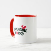 Mug Supergirl Rocks (Devant gauche)