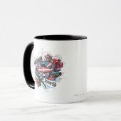 Mug Supergirl sauve le monde (Devant gauche)