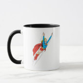 Mug Supergirl s'enfonce haut (Gauche)