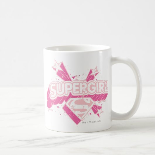 Mug Supergirl Stars et Logo (Droite)