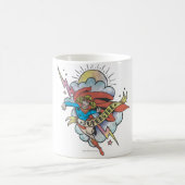 Mug Supergirl volant éclair tatouage (Centre)