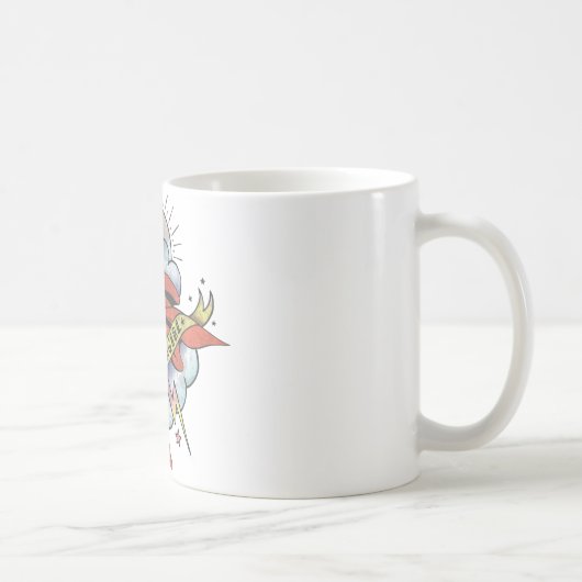 Mug Supergirl volant éclair tatouage (Droite)