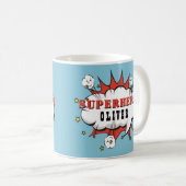 Mug Superhero Comic Speech Cloud Boy (Devant droit)