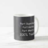 Mug Superhero Genius Mentor Enseignant Idée cadeau (Devant droit)