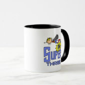 Mug Superhero Girl 3e Anniversaire Tshirts et cadeaux (Devant droit)