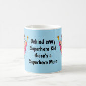 Mug Superhero Maman et enfant Personnalisé (Centre)