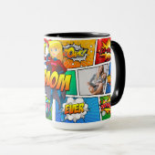 Mug Superhero Mère's Day Comic Book (Devant droit)