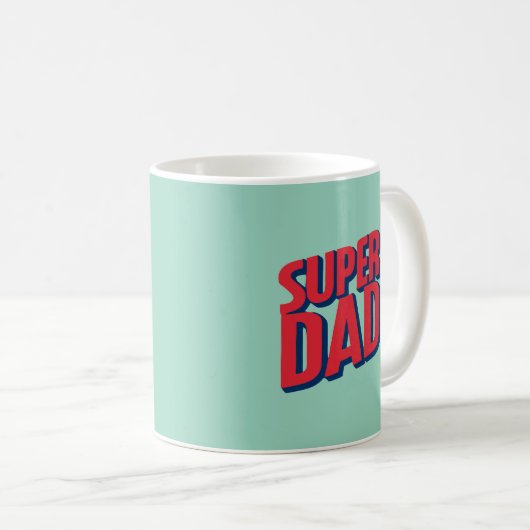 Mug Superhero papa (Devant droit)