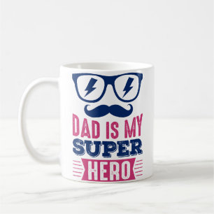 Mug Superhero Papa - Mon vrai héros