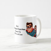 Mug Superhero papa personnalisé (Devant droit)