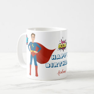 Mug Superhero Photo personnalisée Anniversaire