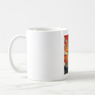 Mug Superhero Shiba - Chien de livre comique