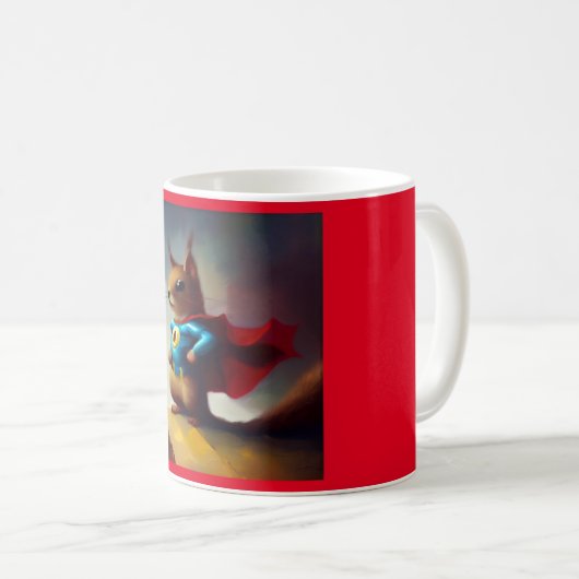 Mug Superhéros de l'écureuil (Devant droit)