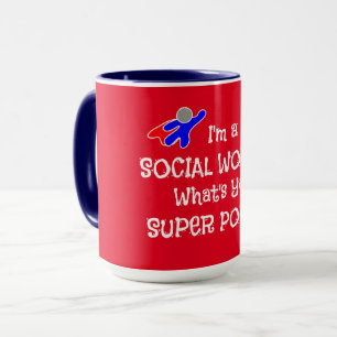 Mug Superhéros du travailleur social