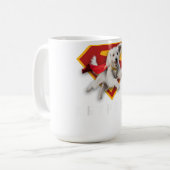 Mug Superman (2025 Movie) Krypto Shield T-Shirt (Devant gauche)