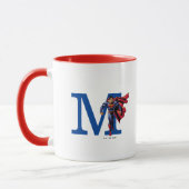 Mug Superman 47 | Ajouter votre monogramme (Gauche)