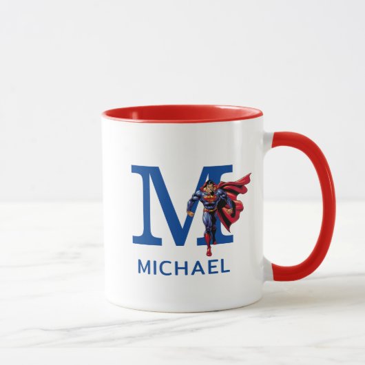 Mug Superman 47 | Ajouter votre monogramme et votre no (Droite)