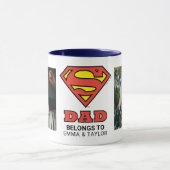 Mug Superman | "Ce Super Papa Appartient À" (Centre)