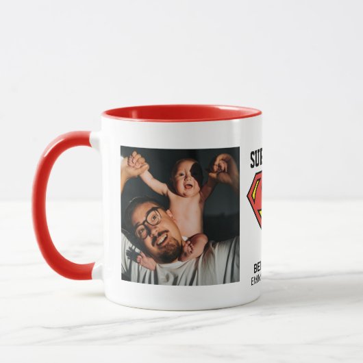 Mug Superman | "Ce Super Papa Appartient À" (Gauche)