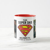 Mug Superman | "Ce Super Papa Appartient À" (Centre)