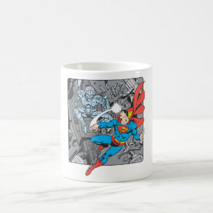 Mug Superman combat Brainiac